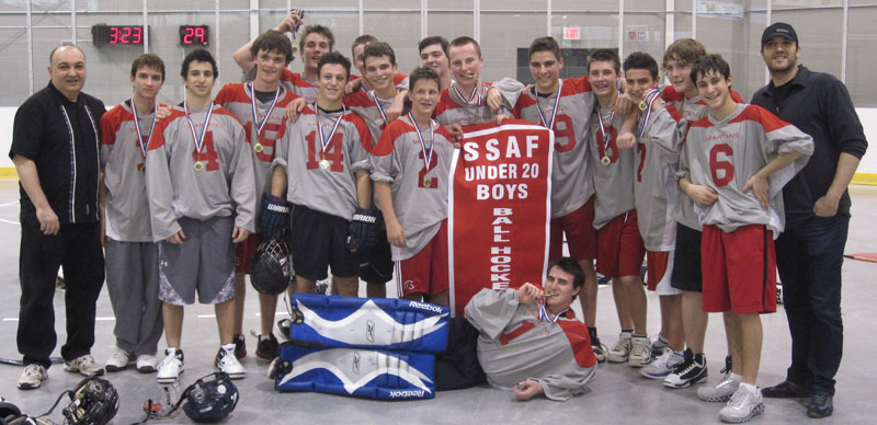 ball hockey boys 001 U20 SSAF Champions 